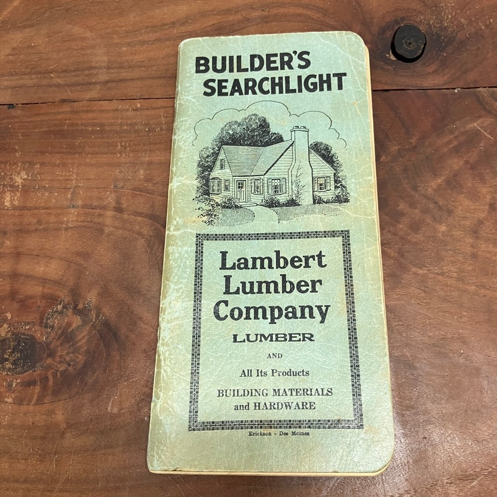 Builder's Searchlight M.M. Ferguson 1936 Construction Pocket Guide